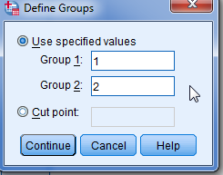 SPSS help